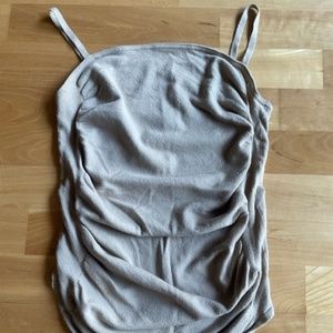 United Colors of Benetton tan sweater tank in size M